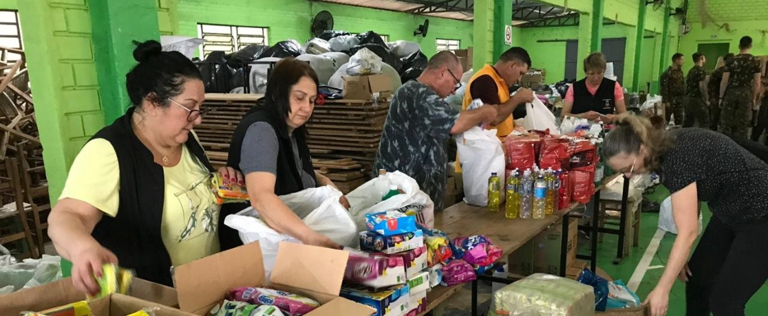 Treinamento de equipe voluntária