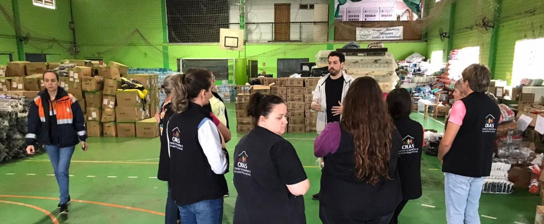 Treinamento de equipe voluntária