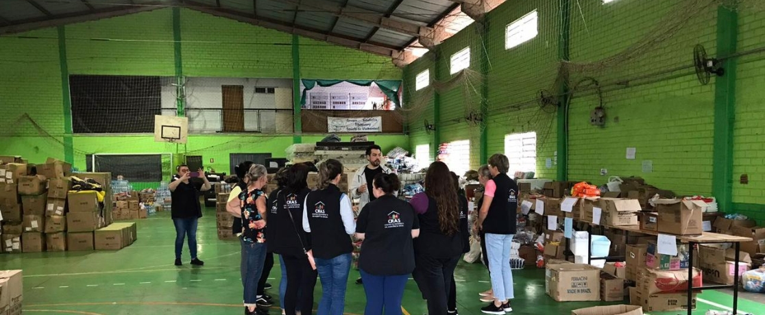 Treinamento de equipe voluntária